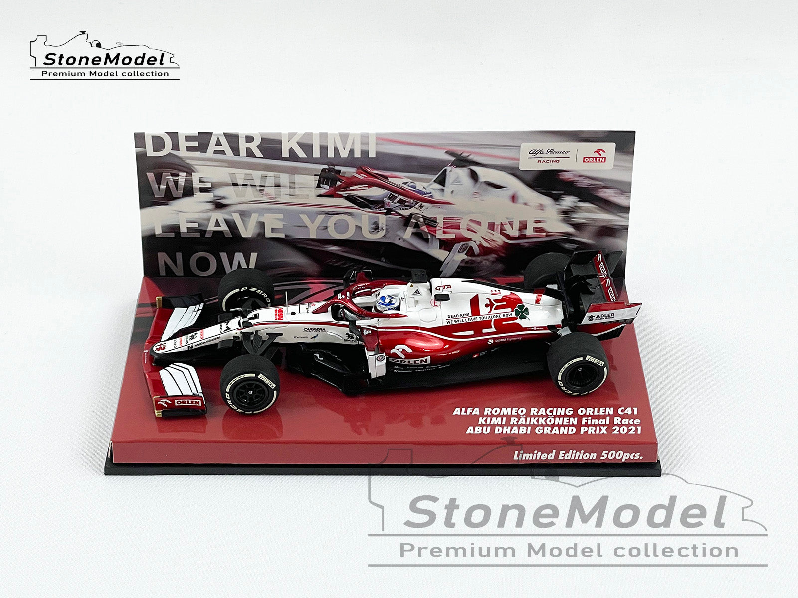 Kimi Raikkonen Alfa Romeo C41 n° 7 GP Abu Dhabi 2021 F1 1/18 Minichamps  117212307