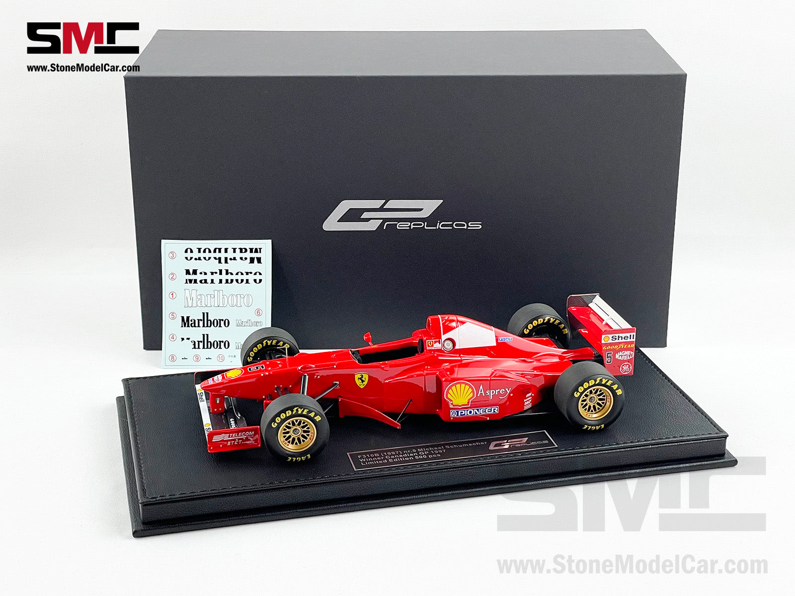 Ferrari F1 F310B Michael Schumacher Canada Winner 1997 1:18 GP REPLICAS +  Decal