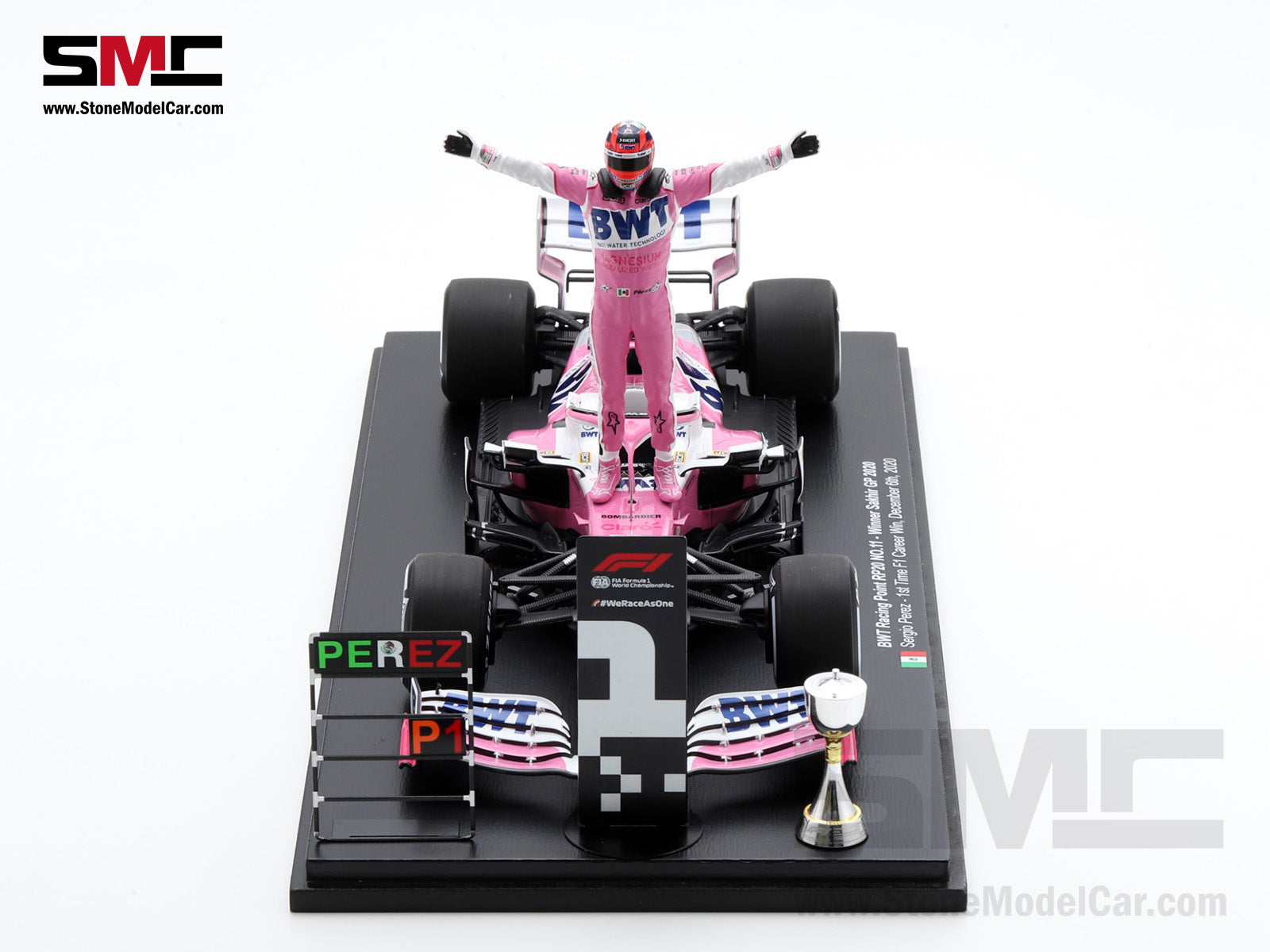 [Pre-Order] 1:18 Spark BWT Racing Point F1 RP20 #11 Sergio Perez Sakhir  2020 1st Career Win Special Edition