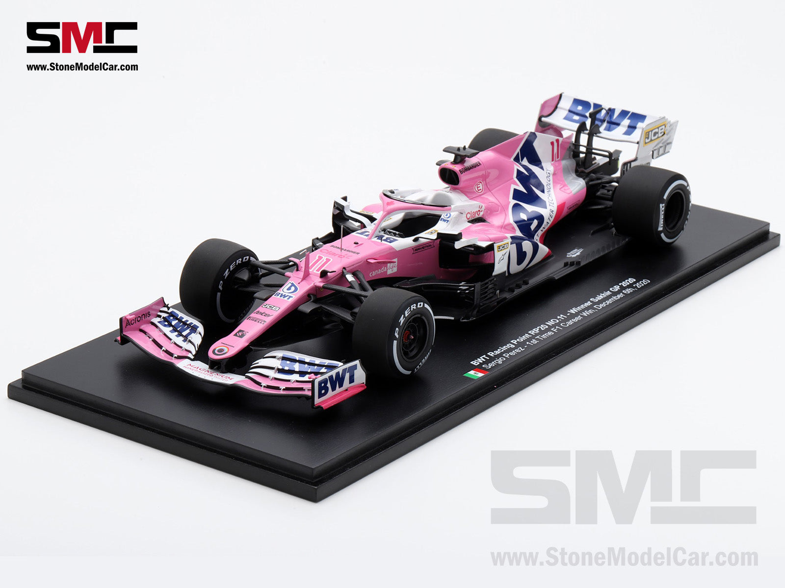 [Pre-Order] 1:18 Spark BWT Racing Point F1 RP20 #11 Sergio Perez Sakhir  2020 1st Career Win Special Edition