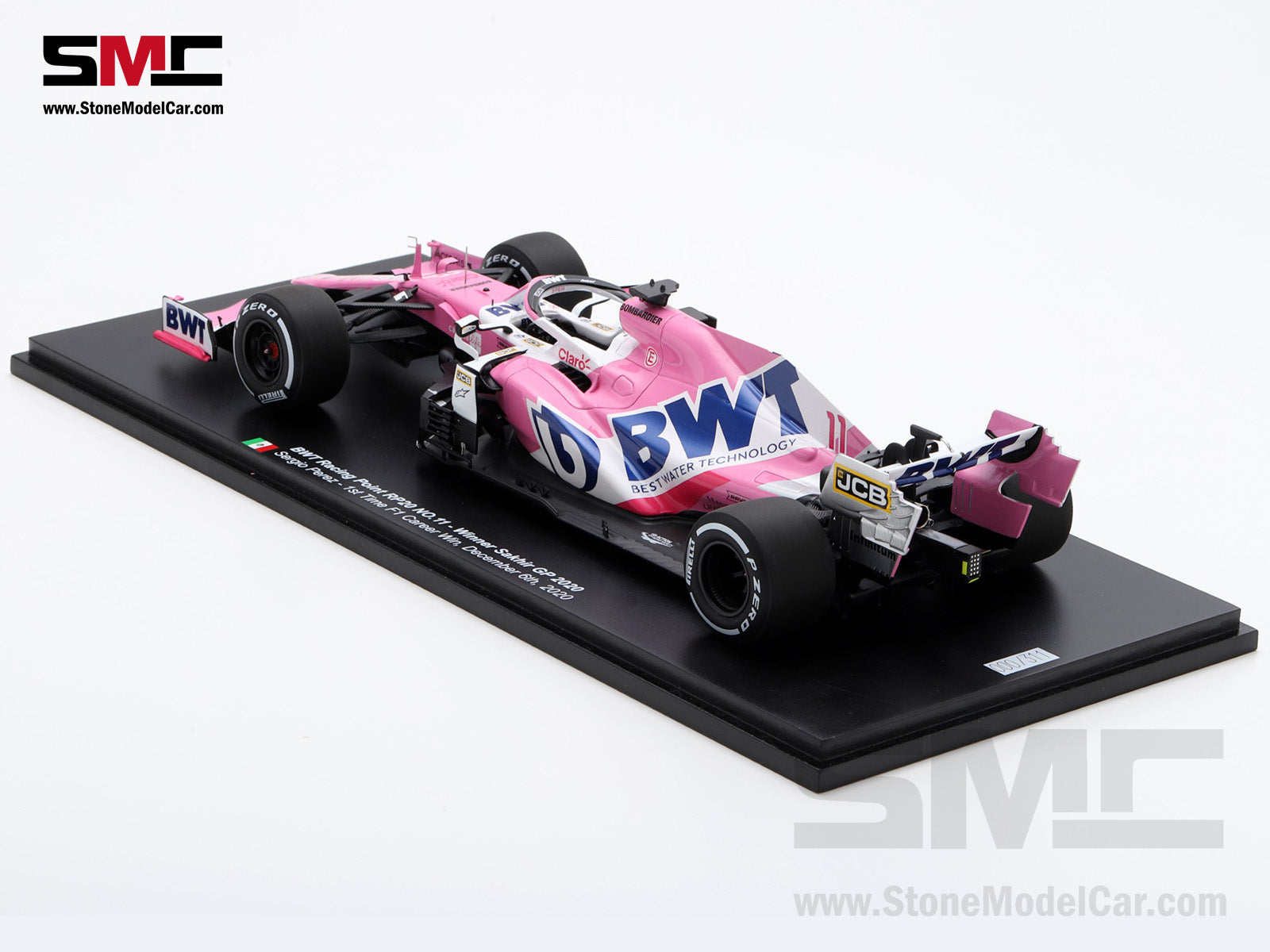 Pre-Order] 1:18 Spark BWT Racing Point F1 RP20 #11 Sergio Perez Sakhi –  Stone Model