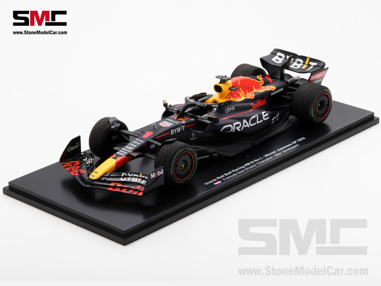 [Pre-Order] Red Bull F1 RB18 #1 Max Verstappen Winner Japan GP 2022 World Champion Spark 1:18 Figure Special