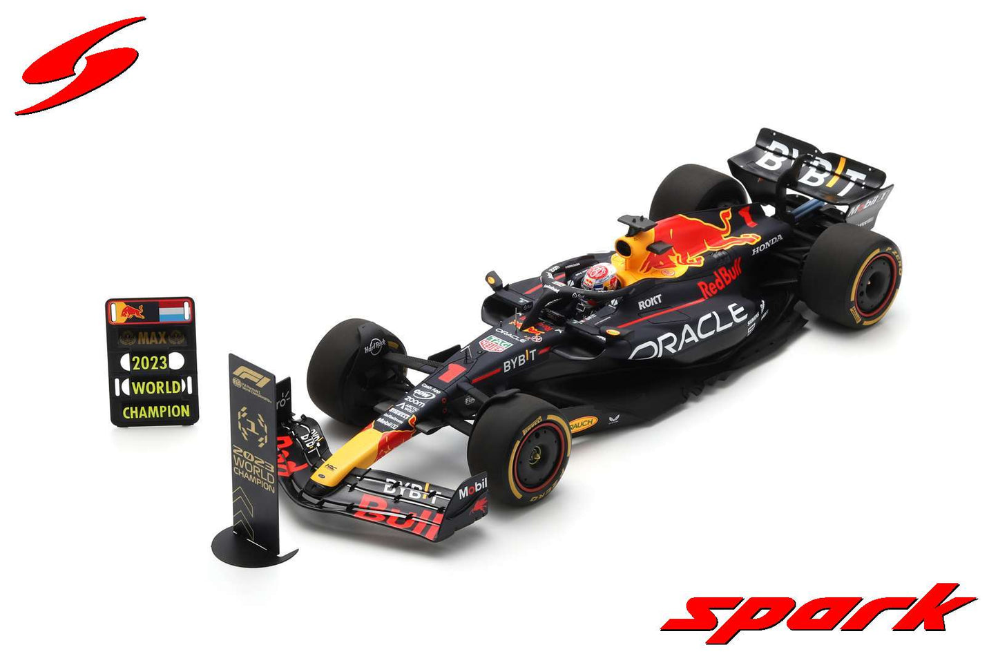 [Pre-Order] Red Bull F1 RB19 #1 Max Verstappen Winner Qatar GP 2023 World Champion Spark 1:18 18S909