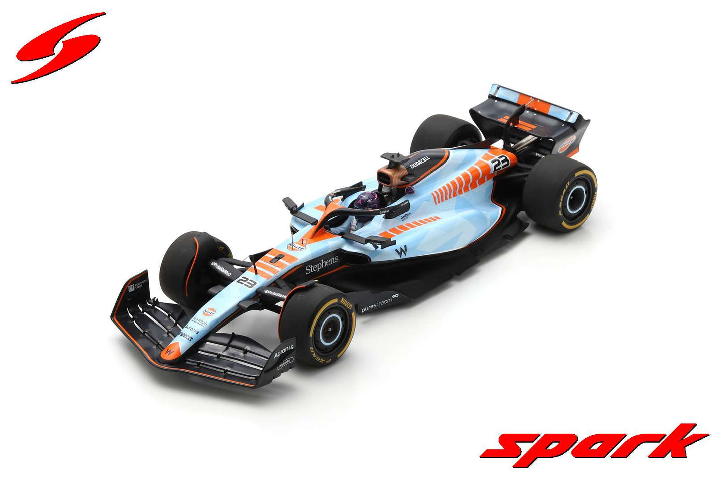 [Pre-Order] Williams F1 FW45 #23 Alexander Albon Singapore GP Special Livery 2023 1:18 Spark 18S968
