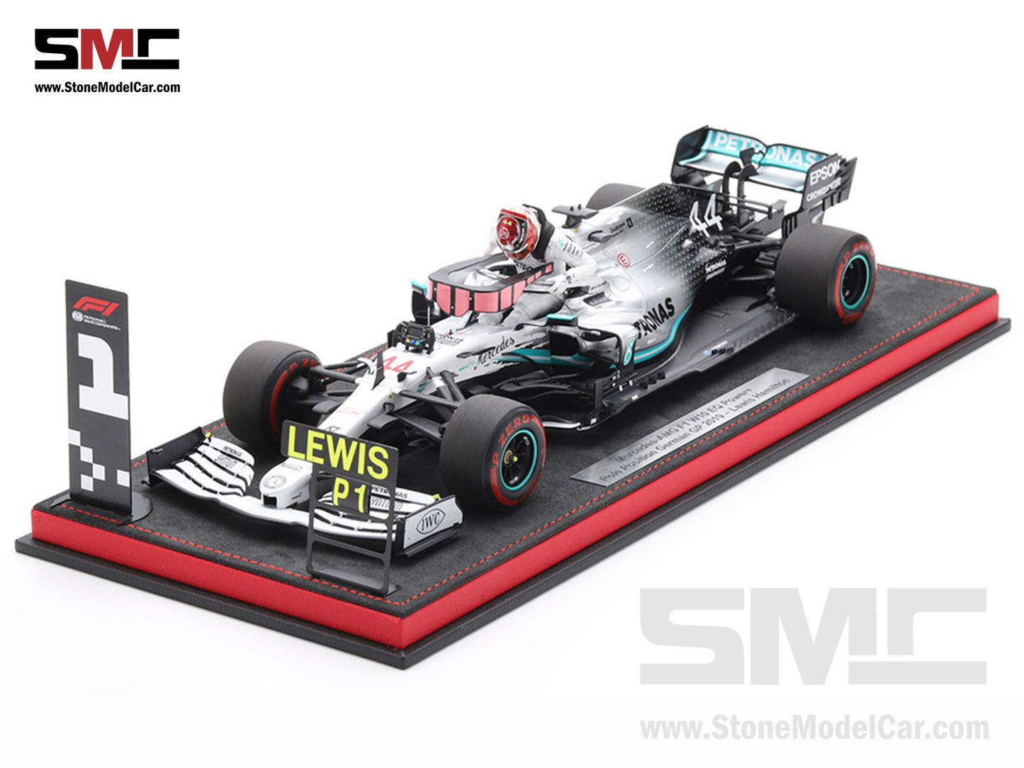 [Pre-Order] Mercedes AMG F1 W10 #44 Lewis Hamilton German GP 2019 World Champion 1:18 Spark Figure Edition