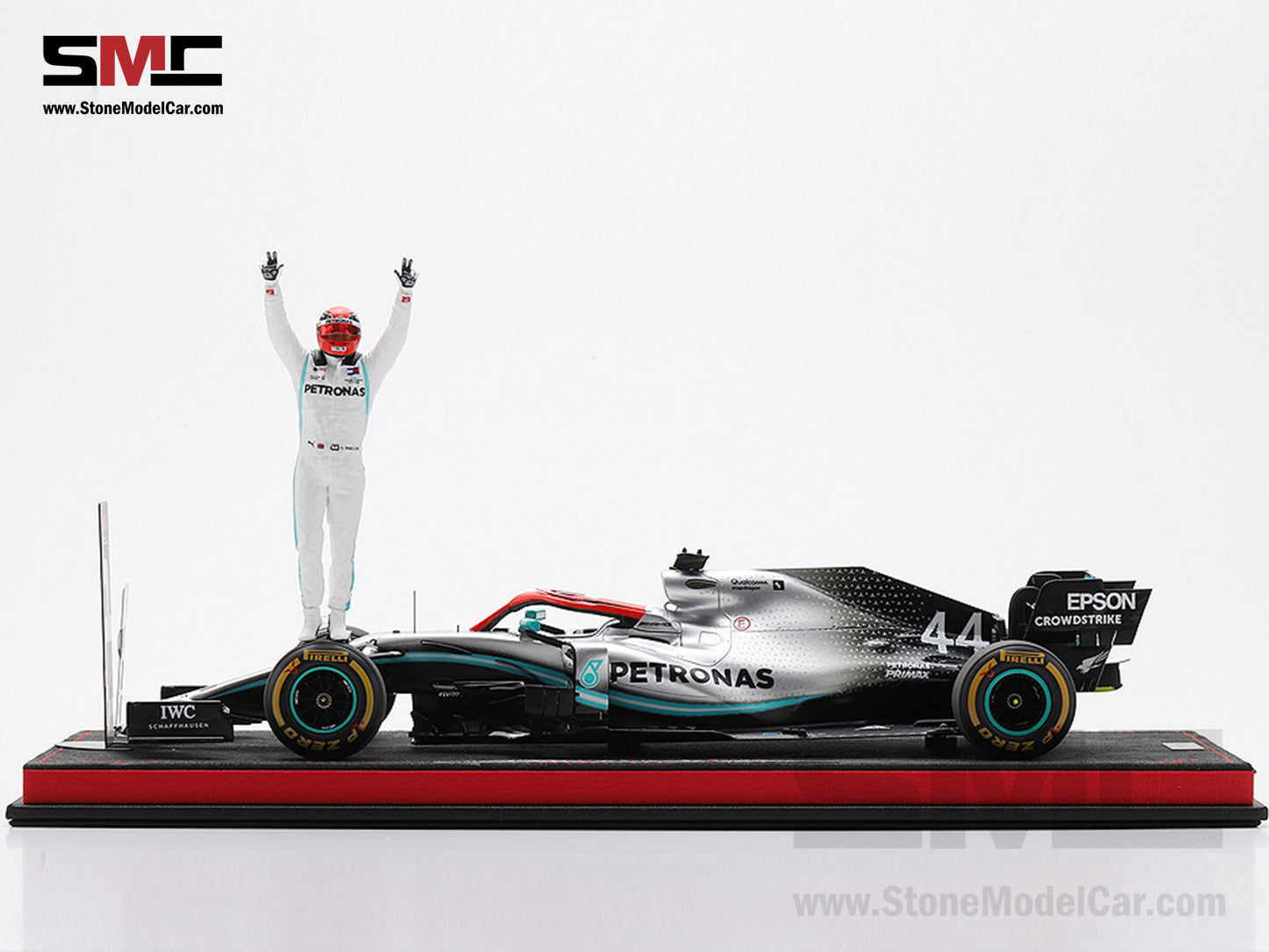 [Pre-Order] Mercedes AMG F1 W10 #44 Lewis Hamilton Monaco GP 2019 World Champion 1:18 Spark Figure Edition