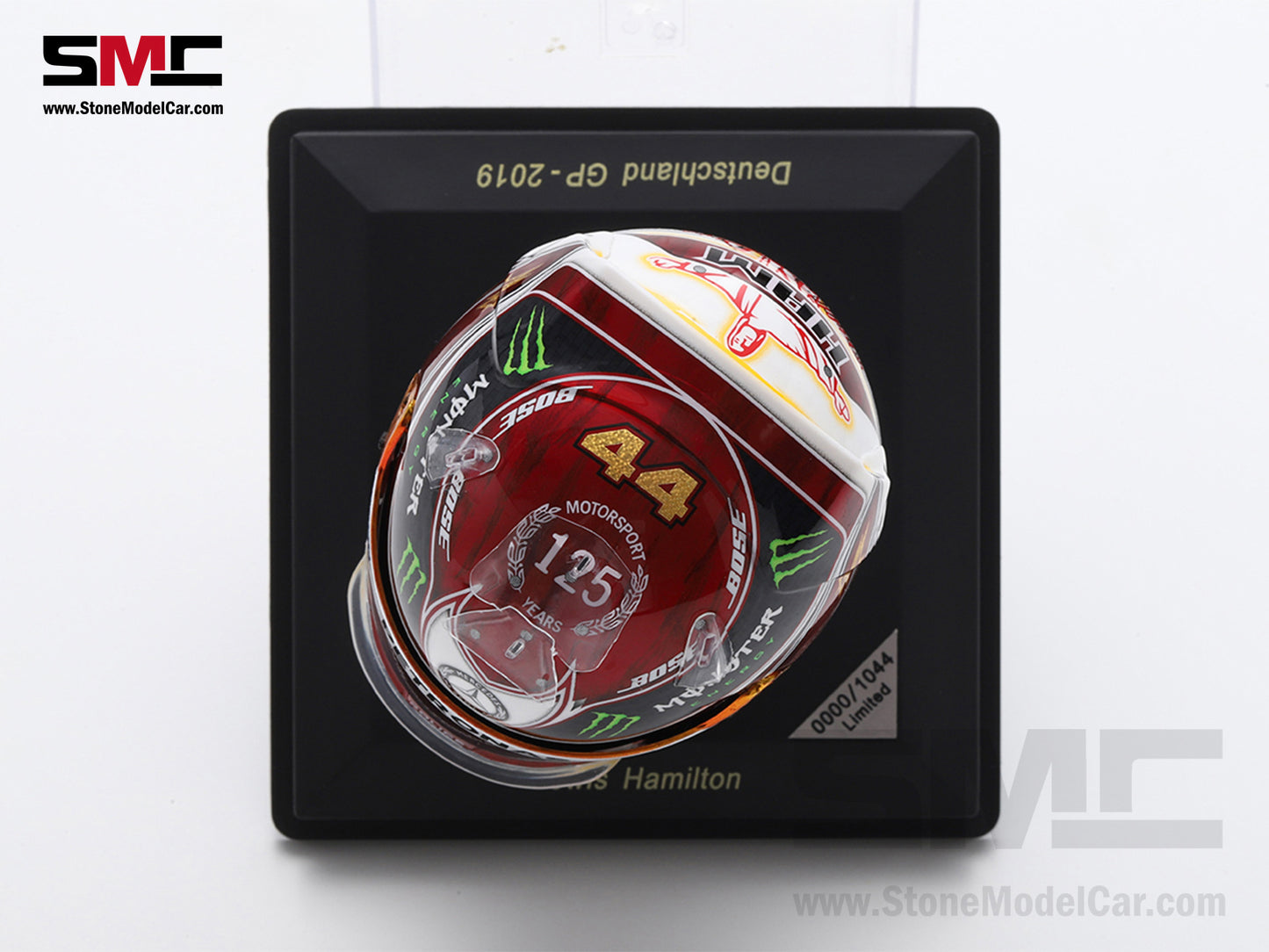 [Pre-Order] Mercedes F1 W10 #44 Lewis Hamilton German GP 2019 6x Times World Champion Spark 1:5 Helmet