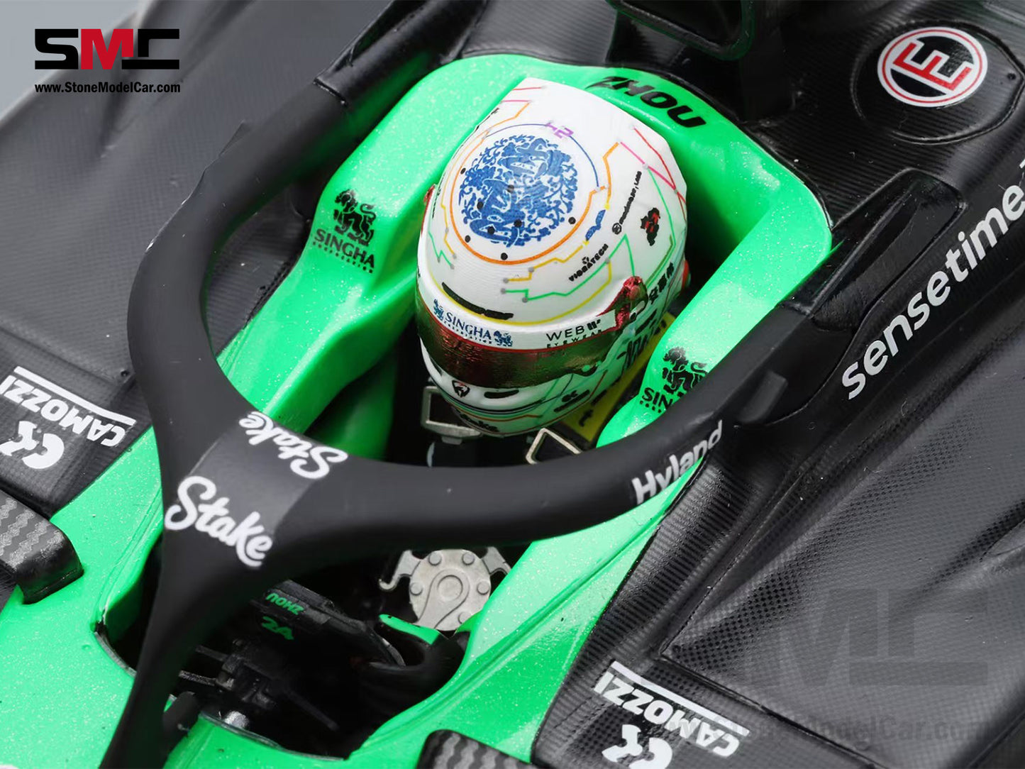 [Pre-Order] Stake F1 KICK Sauber C44 #24 Zhou Guanyu Chinese GP Home Race 2024 Spark 1:18 Special