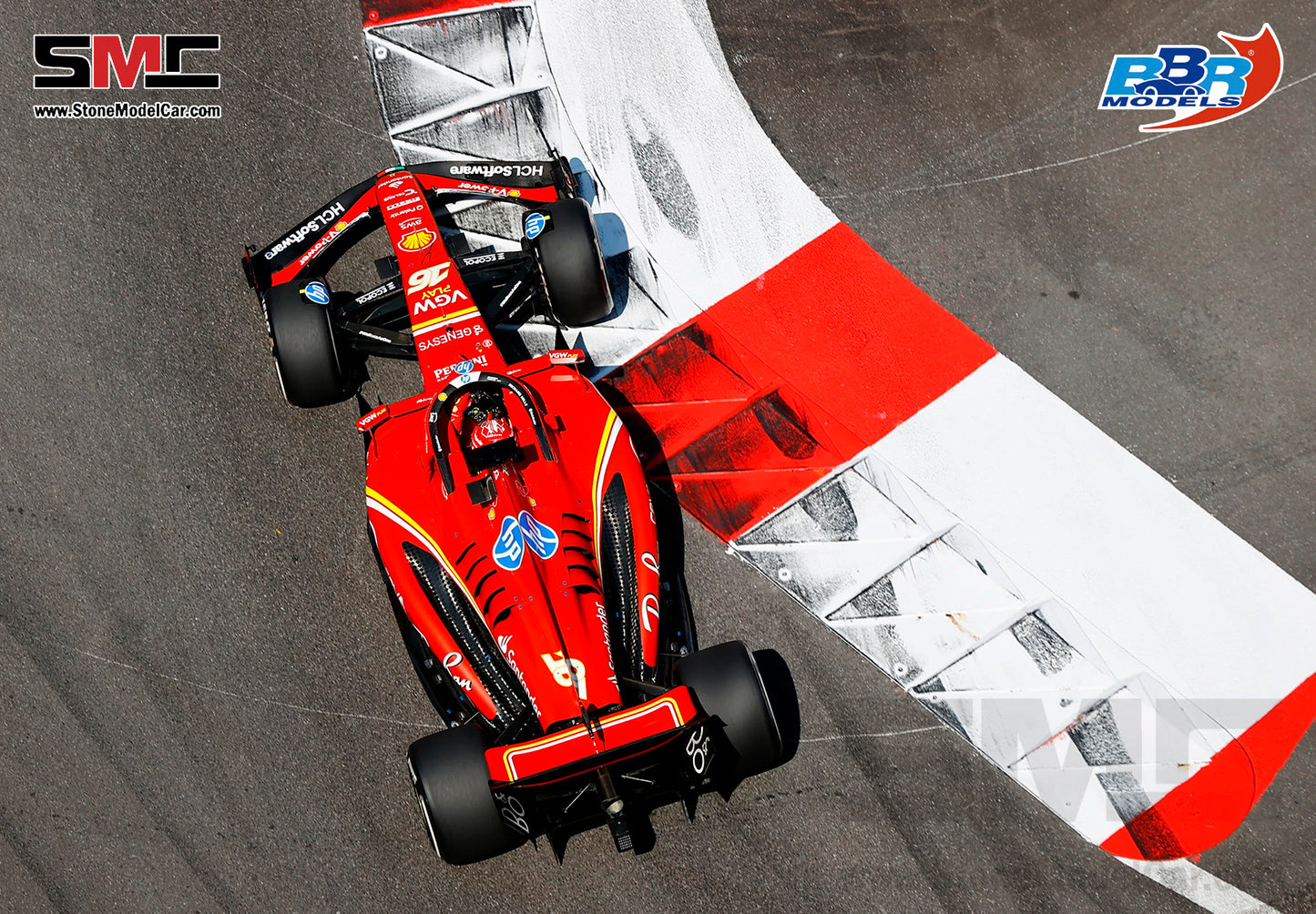 [Pre-Order] Ferrari F1 SF-24 #16 Charles Leclerc Winner Monaco GP 2024 BBR 1:43 BBRC303A