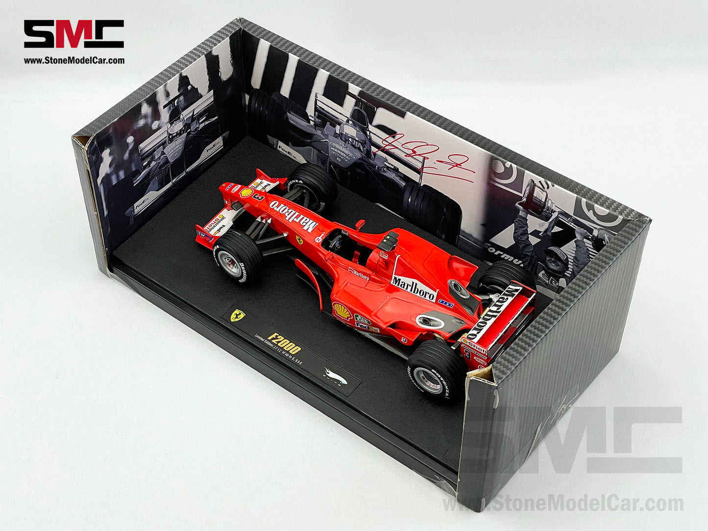 [Pre-Owned] Ferrari F1-2000 #3 Michael Schumacher Japan GP 2000 3x Times World Champion Hot Wheels Elite 1:18