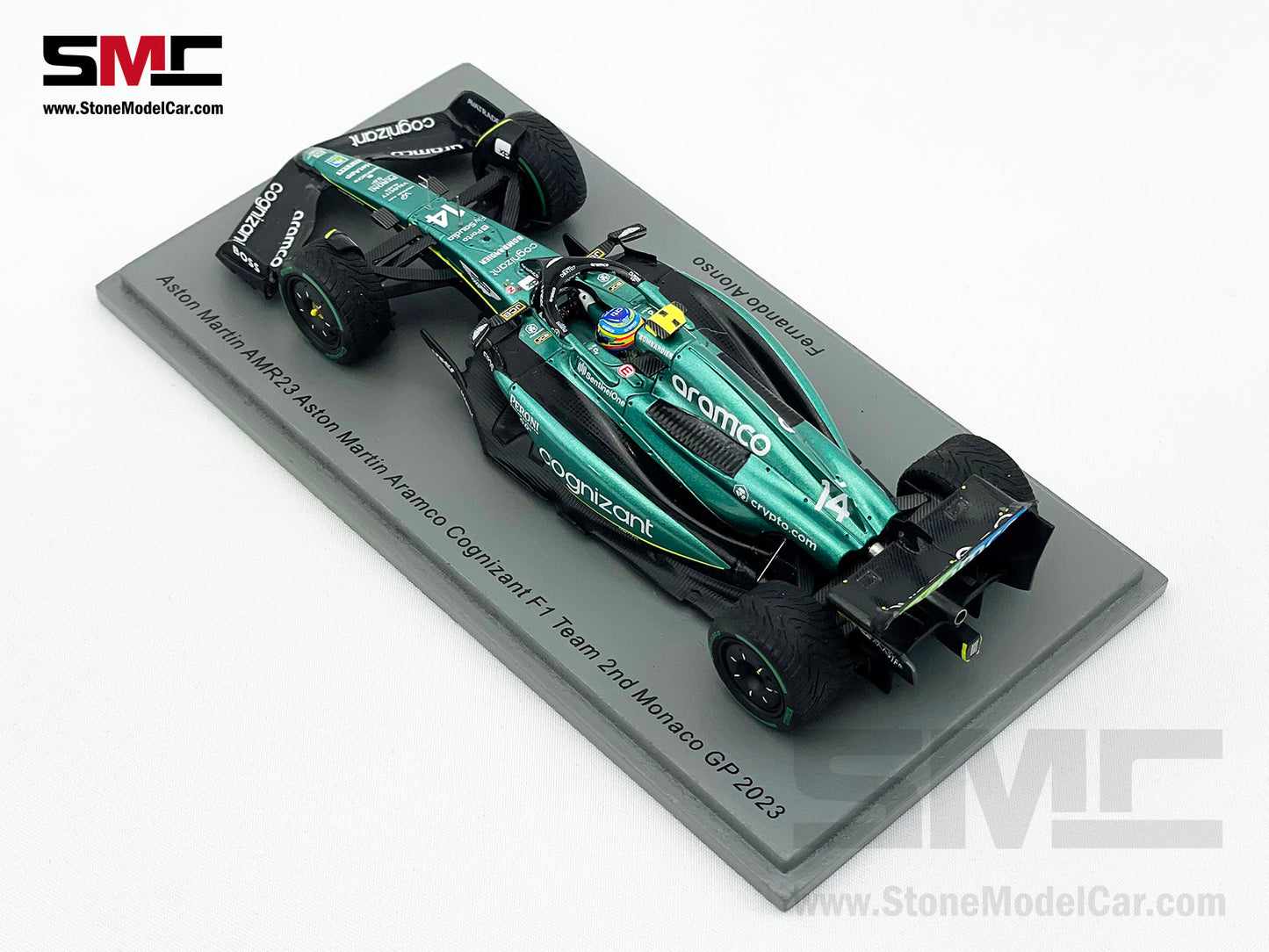 Aston Martin F1 AMR23 #14 Fernando Alonso Monaco GP 2nd 2023 1:43 Spark S8585