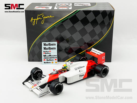 Mclaren MP4/4 #12 Ayrton Senna 1988 F1 World Champion 1:18 Premium X Full Open