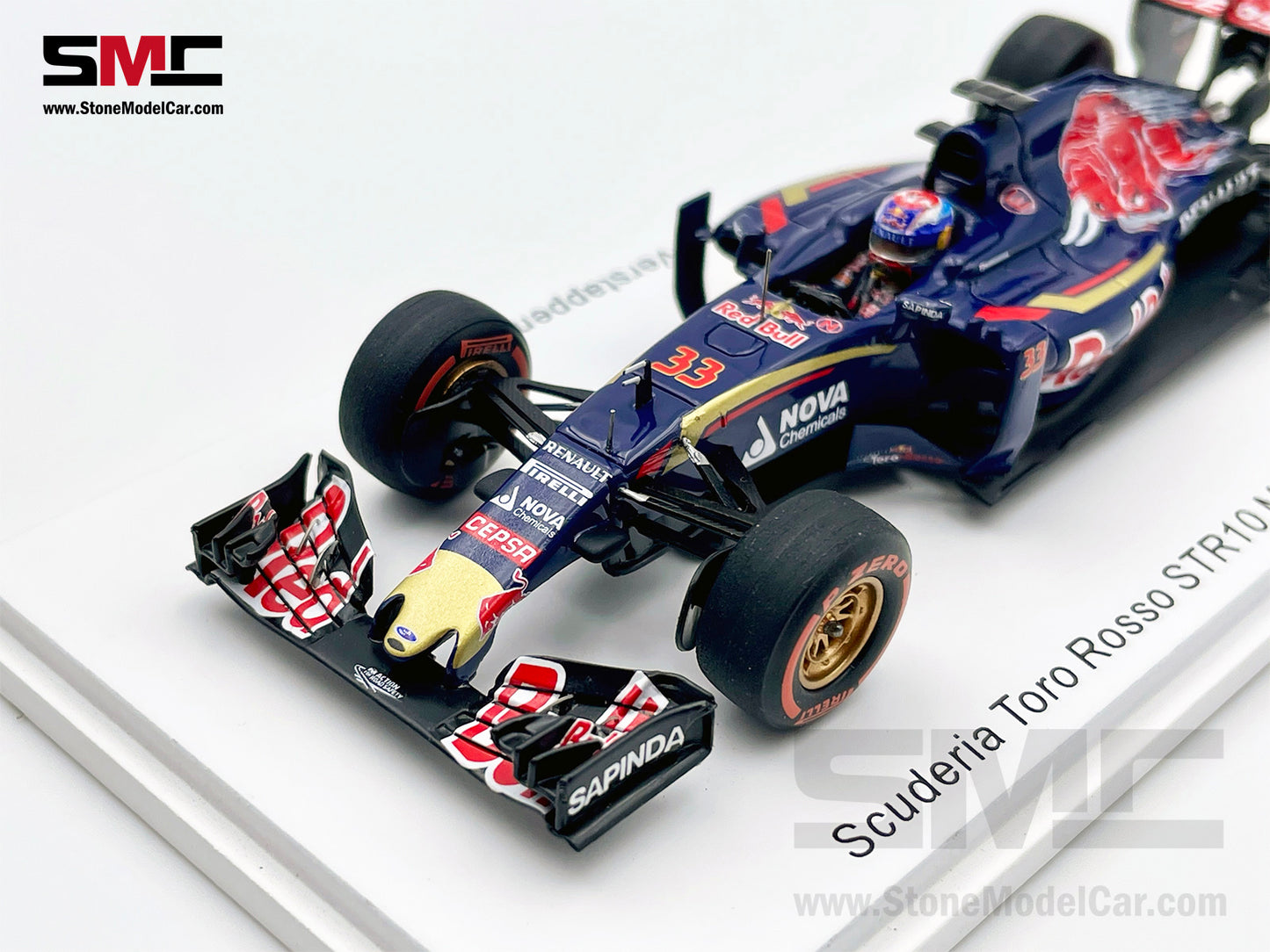 1:43 Spark Toro Rosso STR10 #33 Max Verstappen Malaysia 2015 F1 Youngest Point