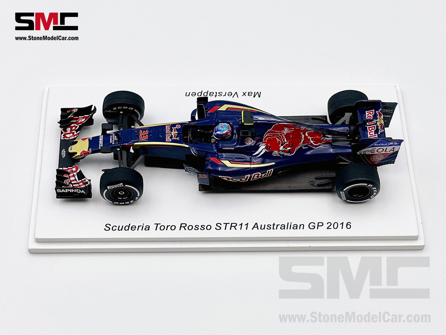 1:43 Spark Toro Rosso F1 STR11 #33 Max Verstappen Austrlia GP 10th 2016 1st Race