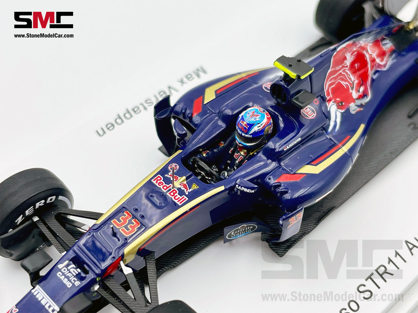 1:43 Spark Toro Rosso F1 STR11 #33 Max Verstappen Austrlia GP 10th 2016 1st Race