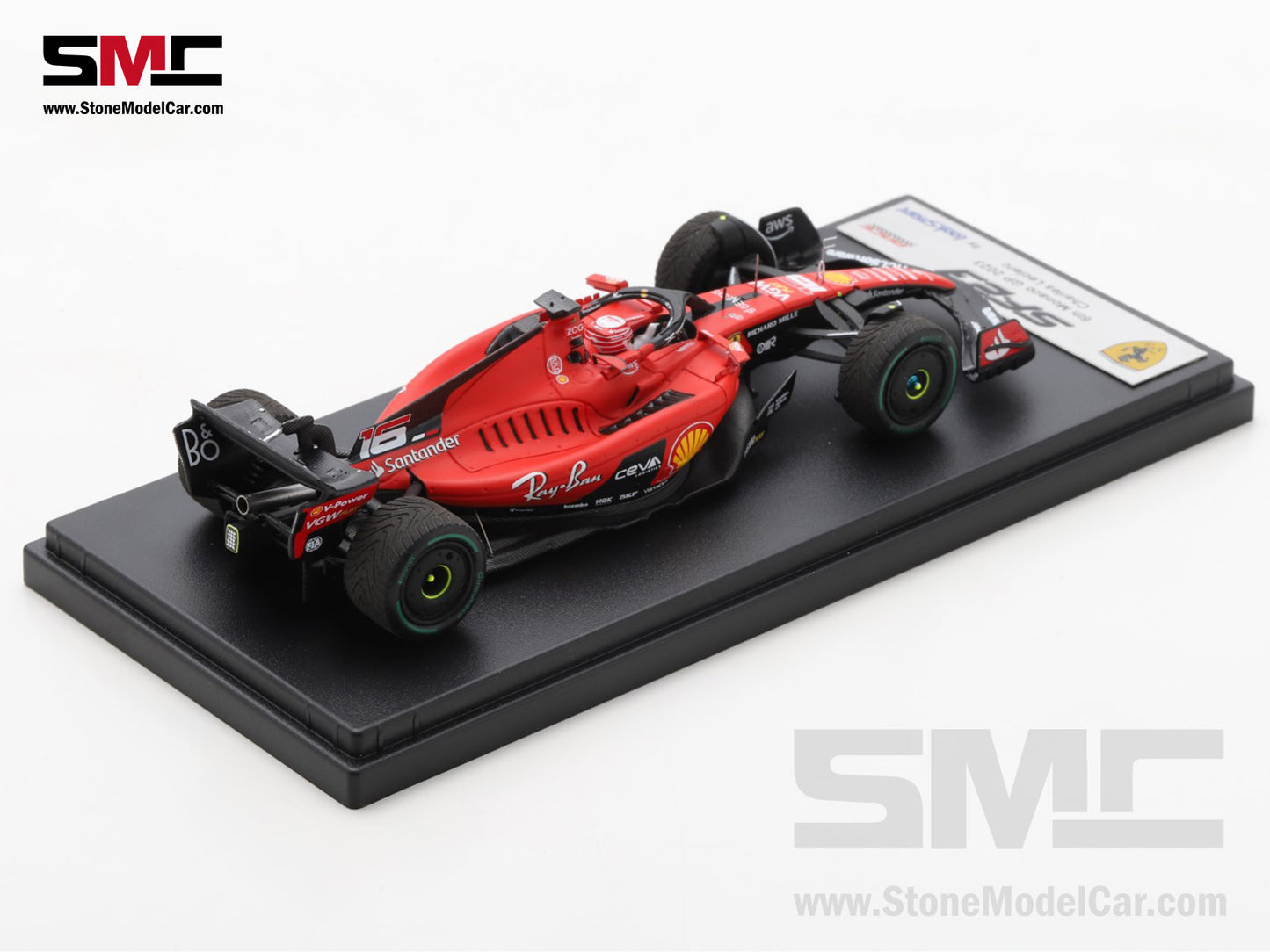 Ferrari F1 SF-23 #16 Charles Leclerc Monaco GP 2023 Special Livery LookSmart 1:43 LSF1053