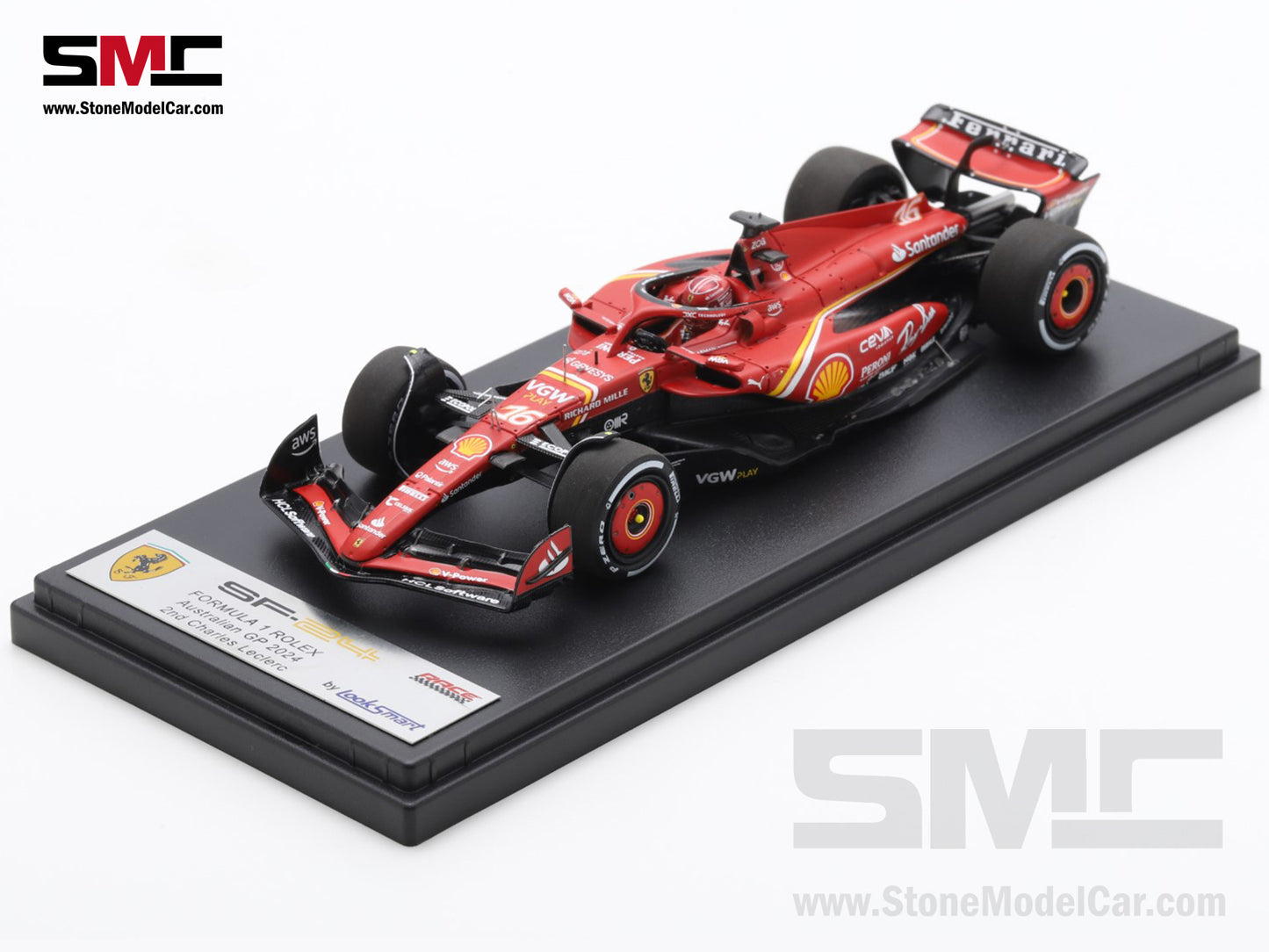 [Pre-Order] Ferrari F1 SF-24 #16 Charles Leclerc Australia GP 2024 Looksmart 1:43 LSF1060