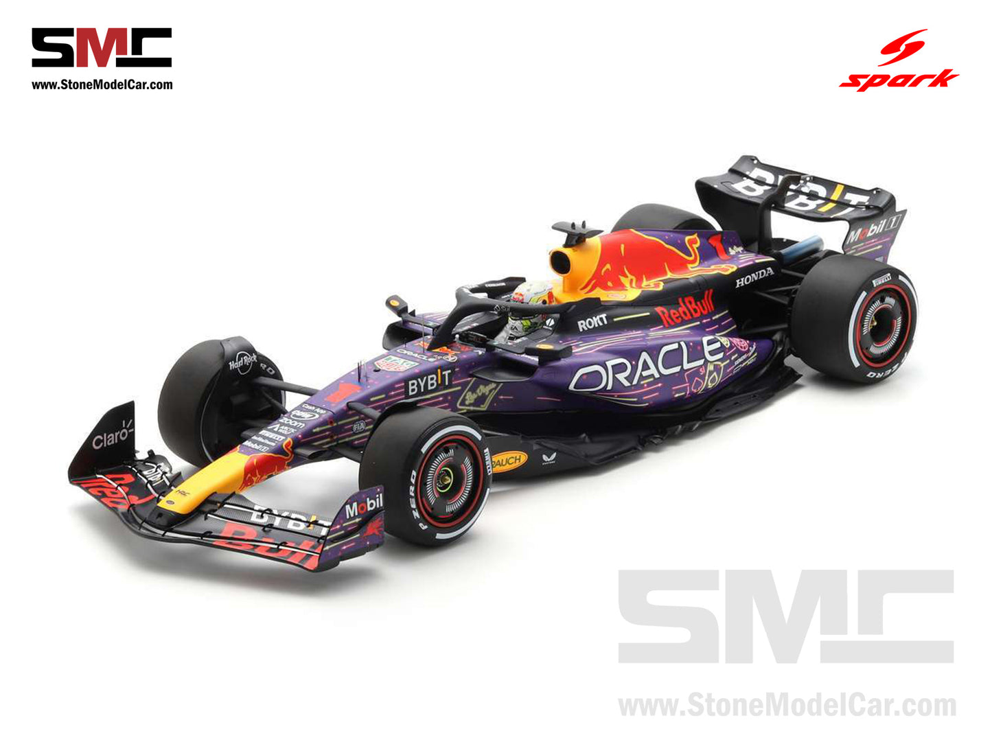 [Pre-Order] Red Bull F1 RB19 #1 Max Verstappen Winner US Las Vegas GP 2023 World Champion Spark 1:12 12S042