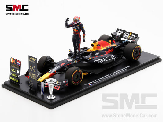 [Pre-Order] Red Bull F1 RB19 #1 Max Verstappen Winner Qatar GP 2023 World Champion Spark 1:18 Figure Special