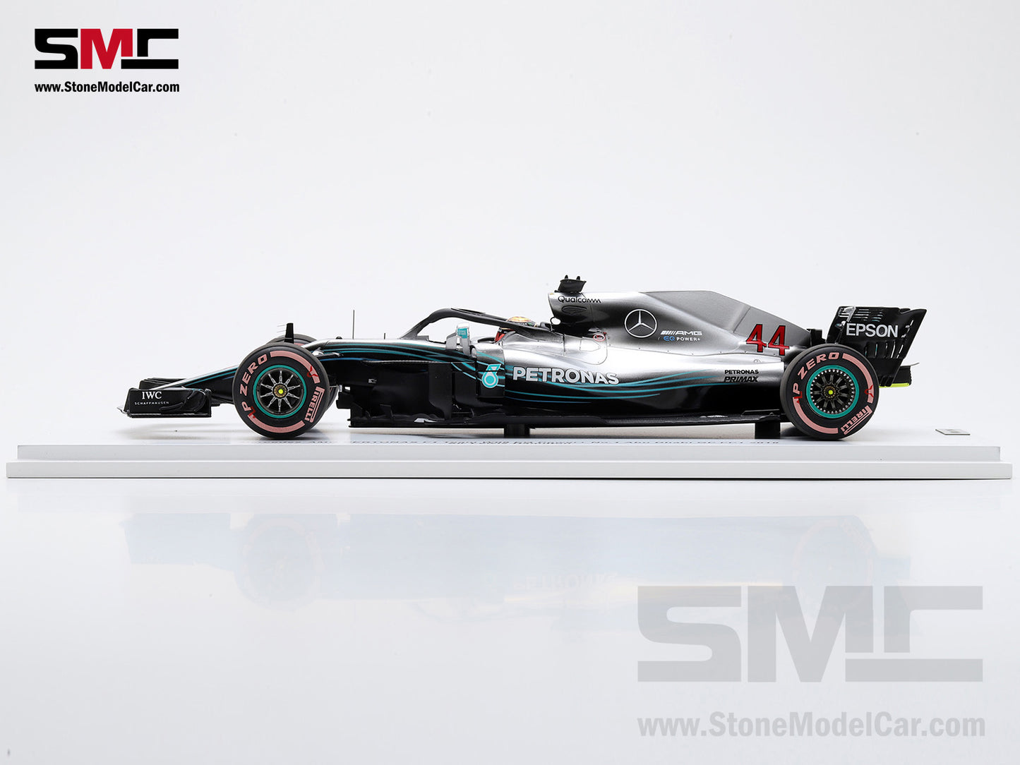 [Pre-Order] Mercedes F1 W09 #44 Lewis Hamilton Abu Dhabi GP Practice 2018 5x World Champion 1:18 Spark