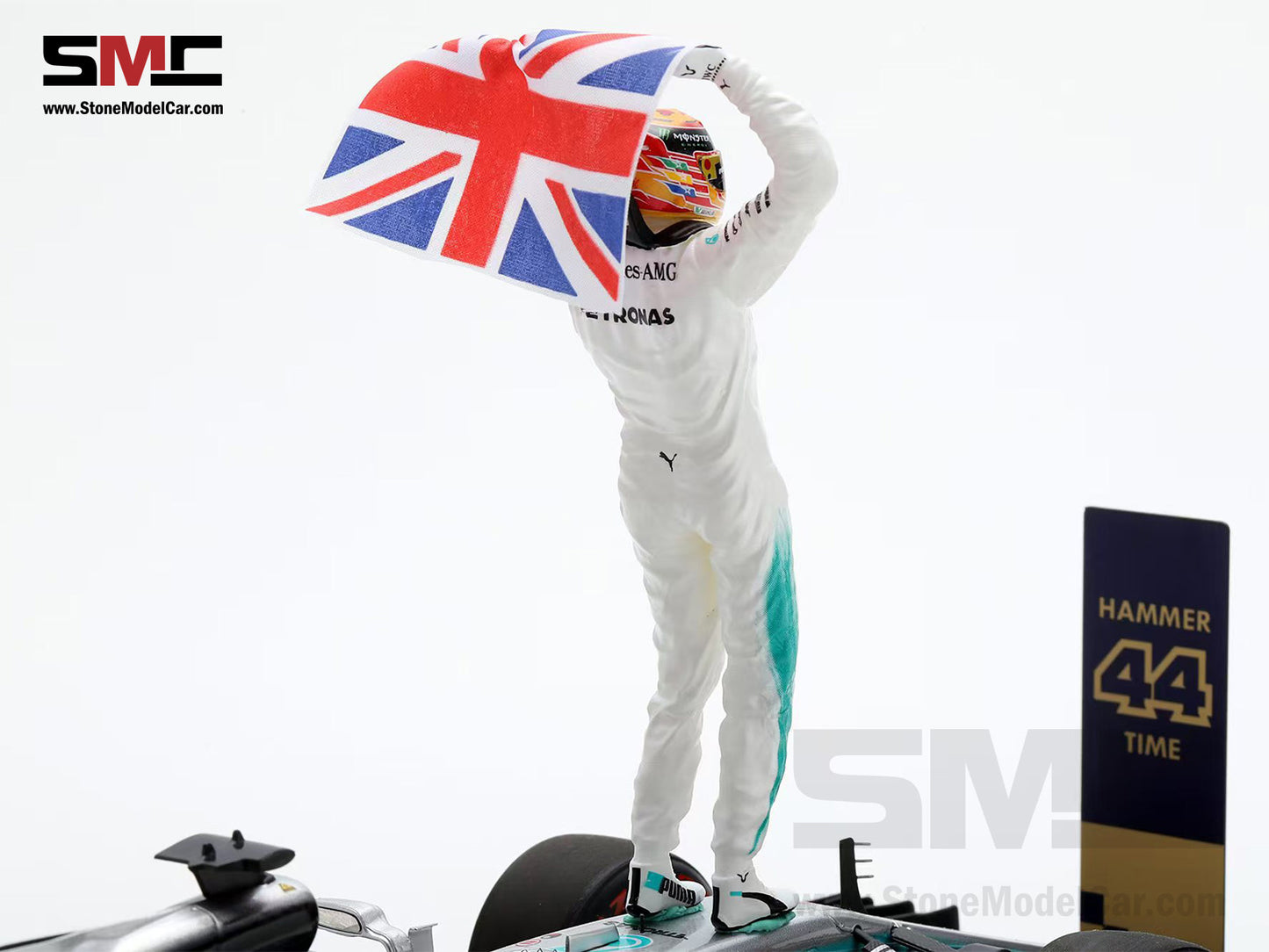 Mercedes F1 W08 #44 Lewis Hamilton Mexico GP 2017 4x World Champion 1:18 Spark with Figure