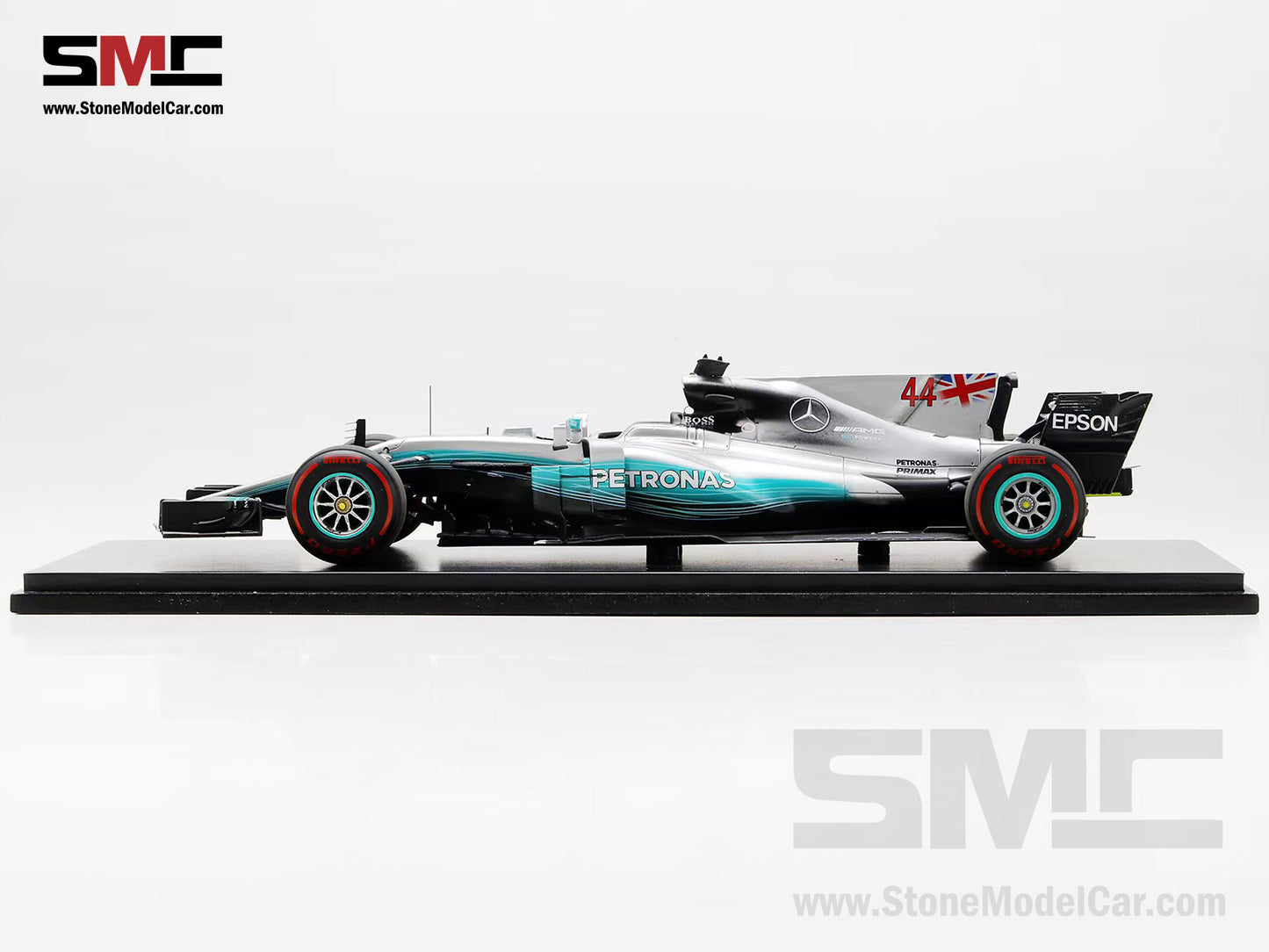 Mercedes F1 W08 #44 Lewis Hamilton Mexico GP 2017 4x World Champion 1:18 Spark with Figure