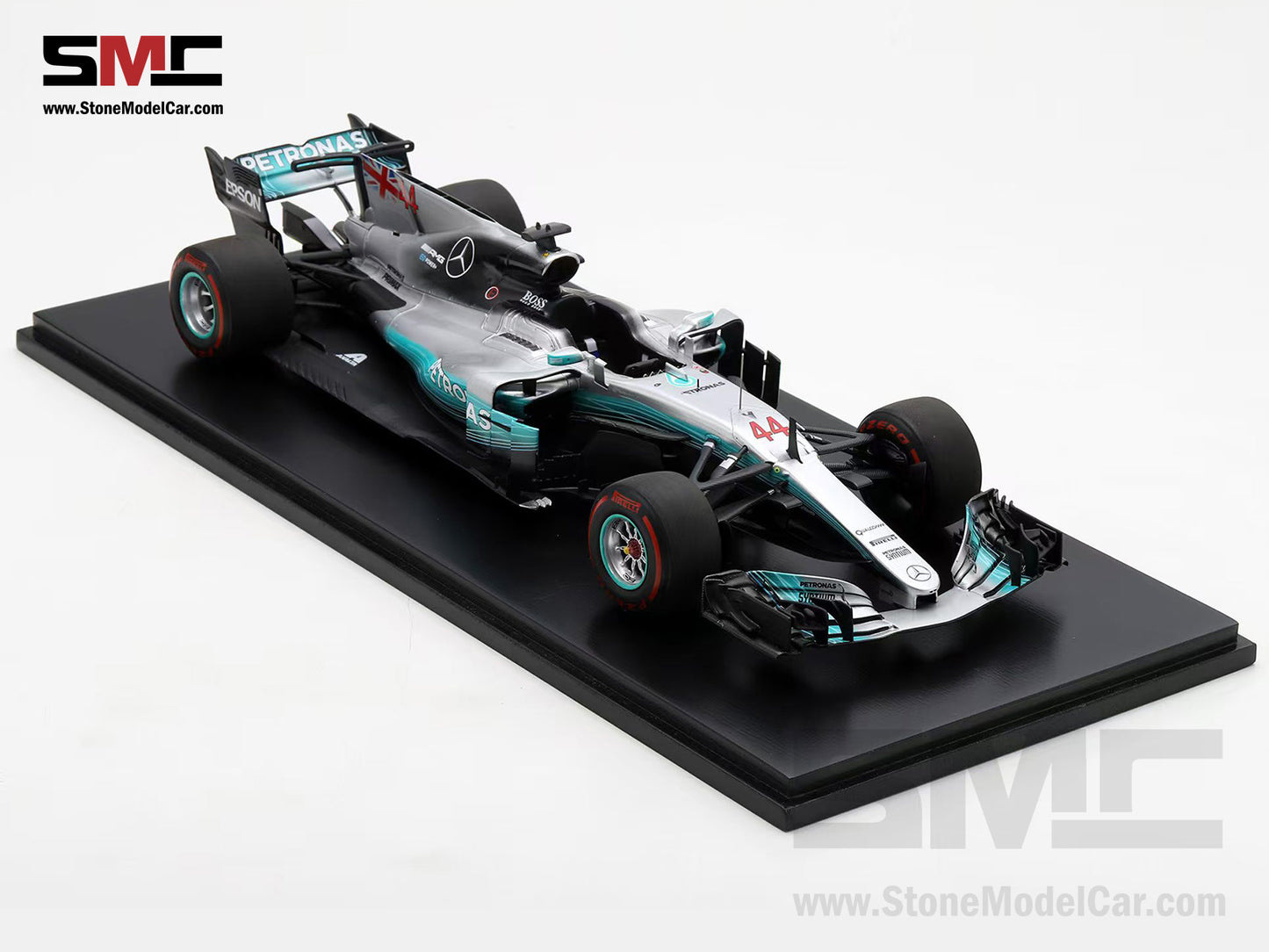 Mercedes F1 W08 #44 Lewis Hamilton Mexico GP 2017 4x World Champion 1:18 Spark with Figure