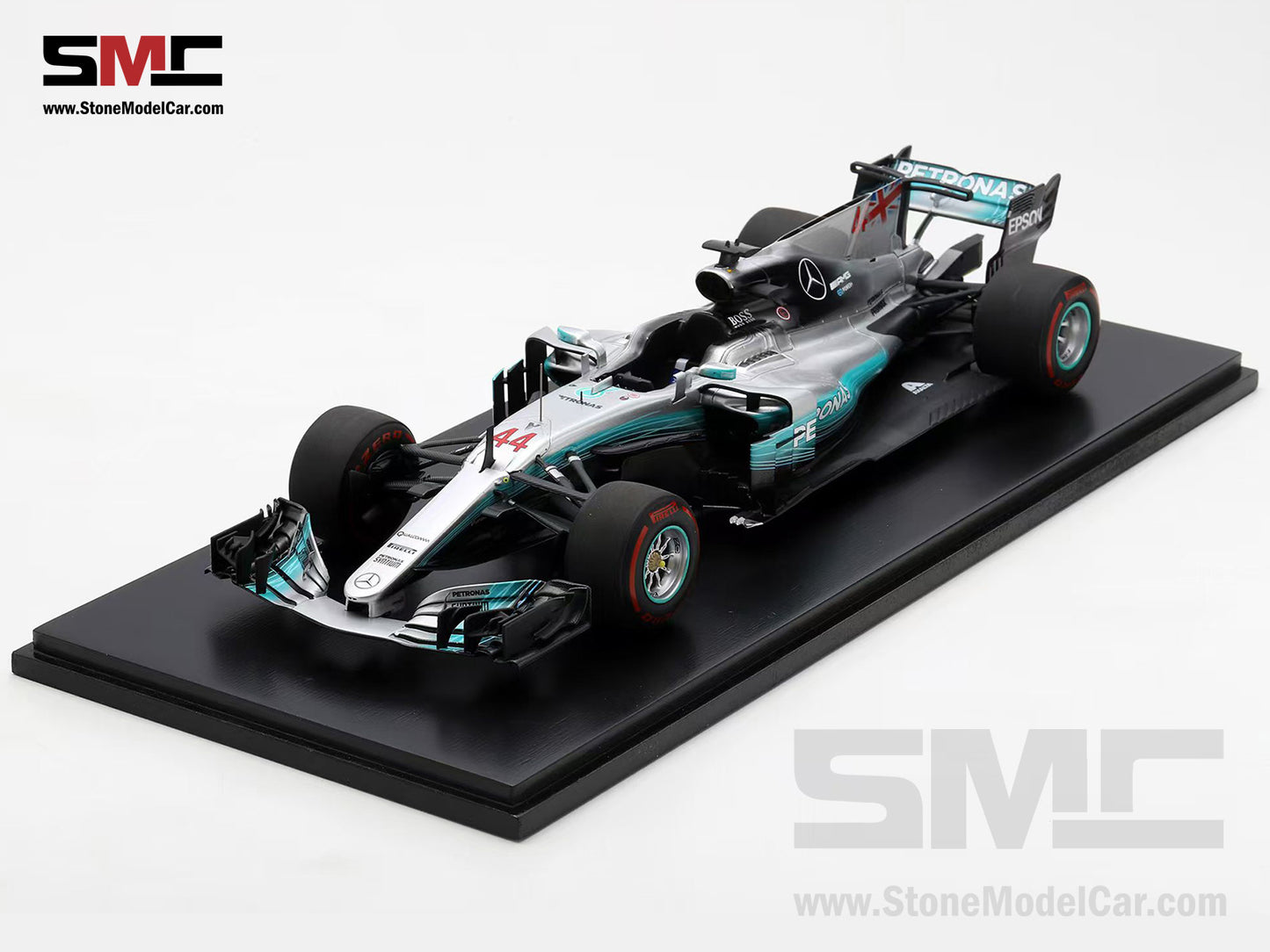 Mercedes F1 W08 #44 Lewis Hamilton Mexico GP 2017 4x World Champion 1:18 Spark with Figure