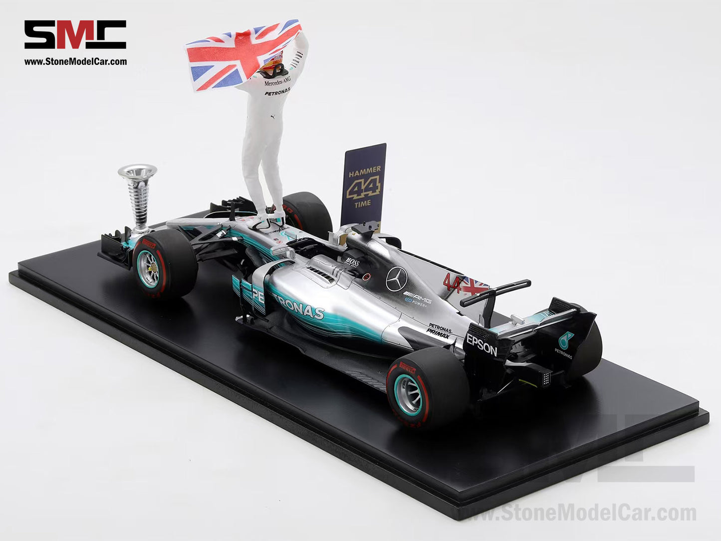 Mercedes F1 W08 #44 Lewis Hamilton Mexico GP 2017 4x World Champion 1:18 Spark with Figure