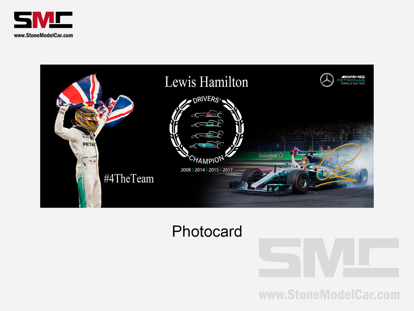 Mercedes F1 W08 #44 Lewis Hamilton Mexico GP 2017 4x World Champion 1:18 Spark with Figure