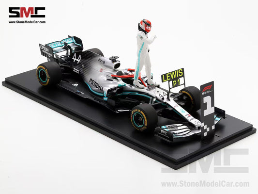 [Pre-Order] Mercedes AMG F1 W10 #44 Lewis Hamilton Monaco GP 2019 World Champion Spark 1:18 Figure Edition