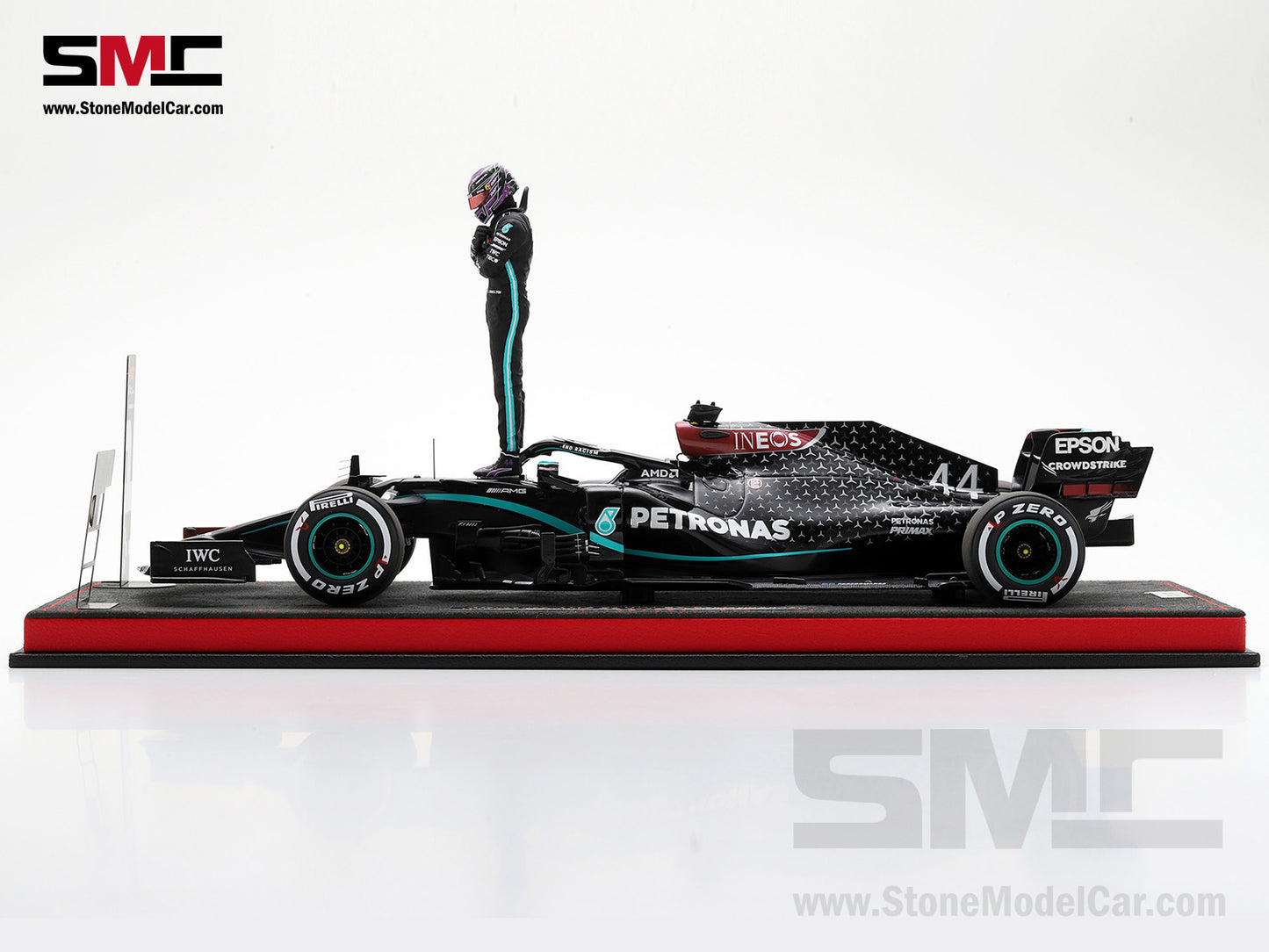 [Pre-Order] 2020 7x World Champion Mercedes F1 W11 #44 Lewis Hamilton Belgium GP 1:18 Spark Special Figure Edition