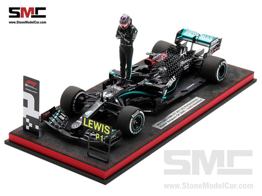 [Pre-Order] 2020 7x World Champion Mercedes F1 W11 #44 Lewis Hamilton Belgium GP 1:18 Spark Special Figure Edition