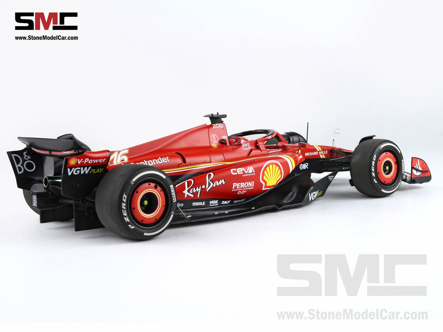 [Pre-Order] Ferrari F1 SF-24 #16 Charles Leclerc Australia GP 2024 BBR 1:18 Polifoam Packaging