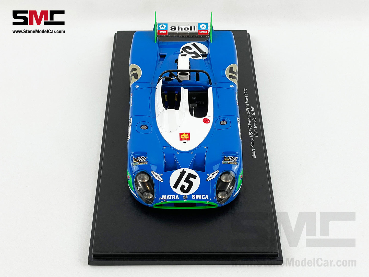 24h Le Mans 1972 Winner Matra Simca MS670 #15 Graham Hill 1:18 Spark 18LM72