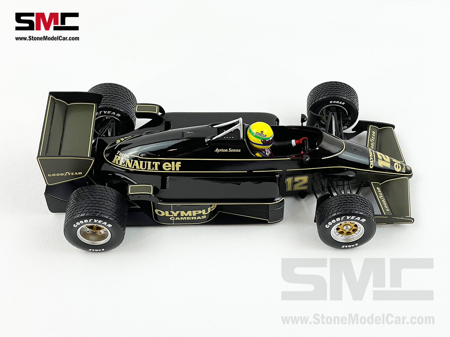 Lotus F1 97T #12 Ayrton Senna Portugal GP 1985 1st Career Win 1:18 MINICHAMPS