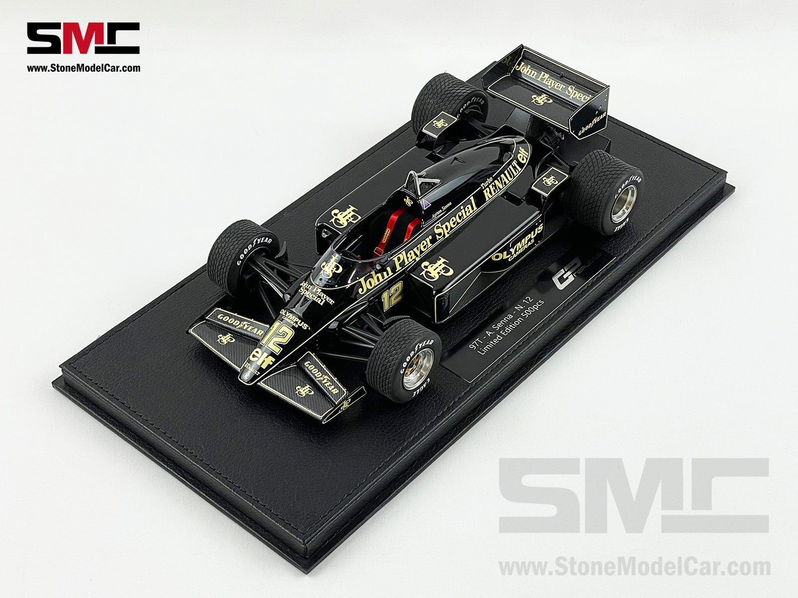 Lotus F1 97T #12 Ayrton Senna Portugal GP 1985 1st Career Win 1:18 GP  REPLICAS GP106B with Decal