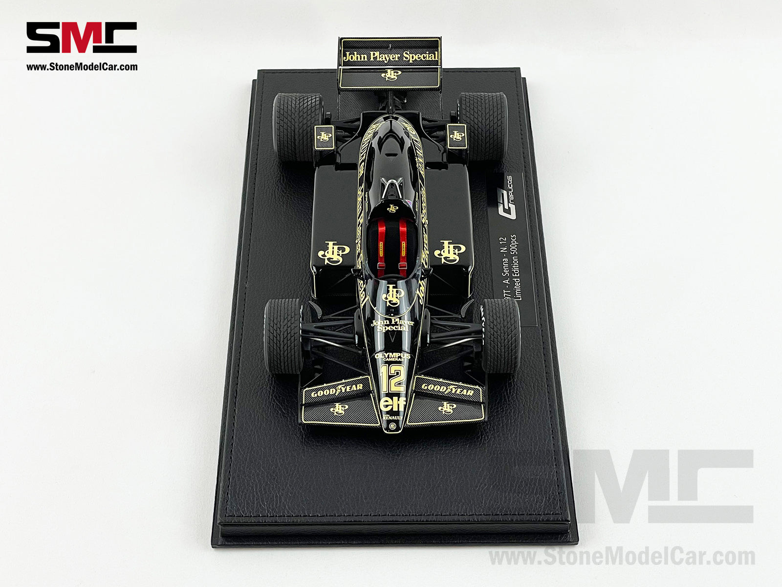 Lotus F1 97T #12 Ayrton Senna Portugal GP 1985 1st Career Win 1:18 GP  REPLICAS GP106B with Decal