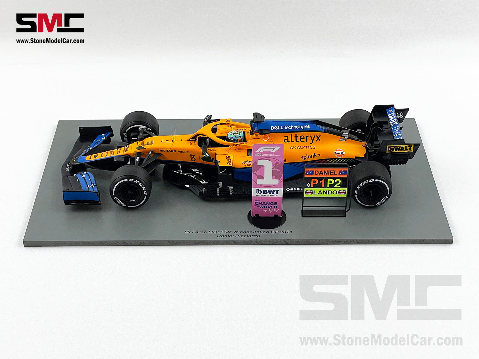 2021 Spark 1:18 Mclaren F1 MCL35M #3 Daniel Ricciardo Italy Monza 