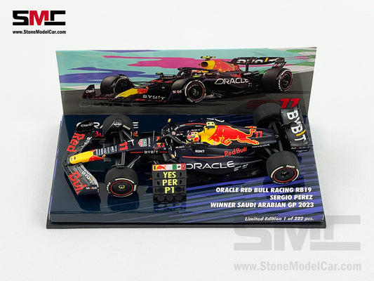 Red Bull F1 RB19 #11 Sergio Perez Saudi Arabian GP Winner 2023 1:43 MINICHAMPS