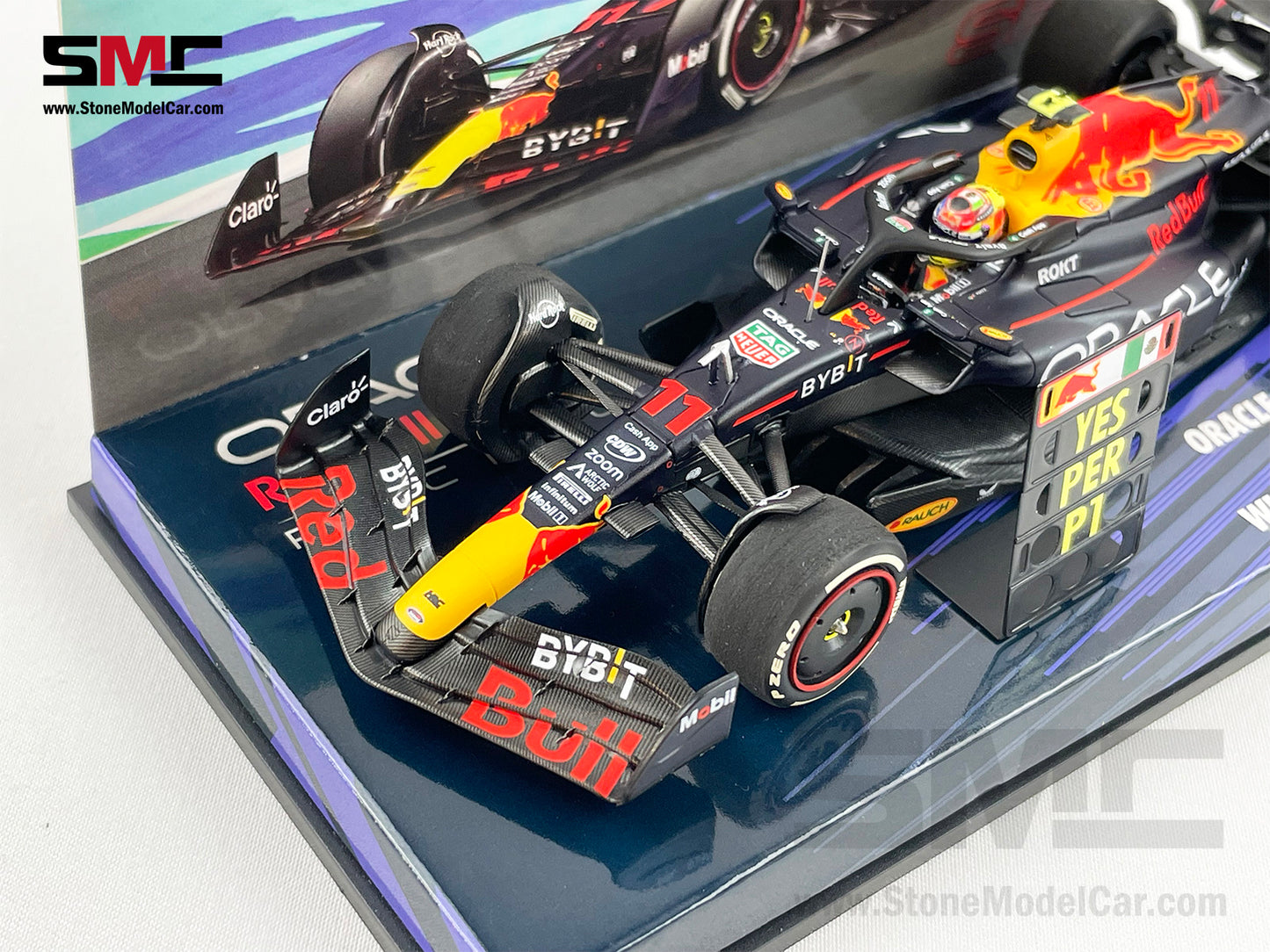 Red Bull F1 RB19 #11 Sergio Perez Saudi Arabian GP Winner 2023 1:43 MINICHAMPS