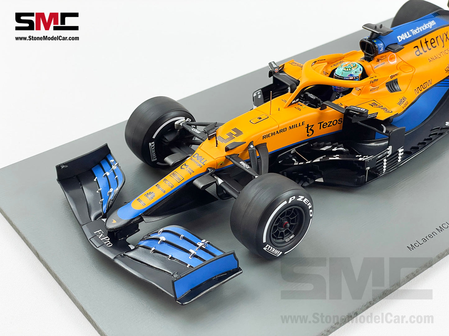 2021 Spark 1:18 Mclaren F1 MCL35M #3 Daniel Ricciardo Italy Monza Winner 18S602 + VELO Decal