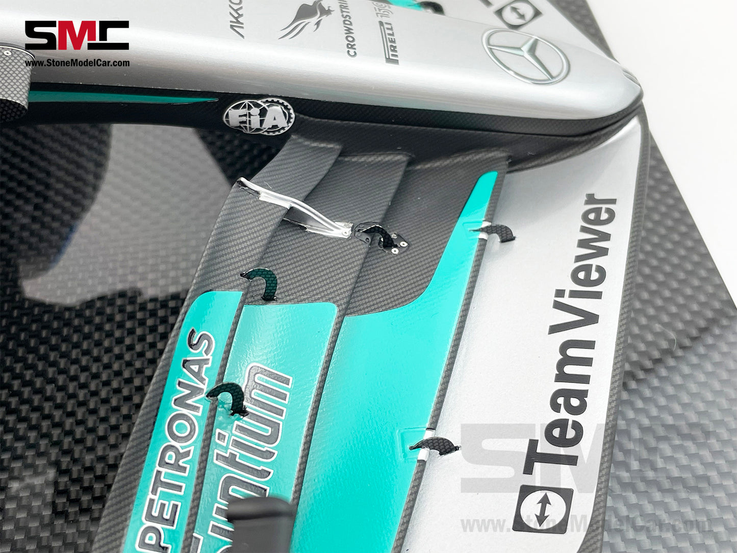 Amalgam Collection 1:8 Mercedes F1 W13 #63 George Russell Brazil GP Winner 2022 1st Career Win