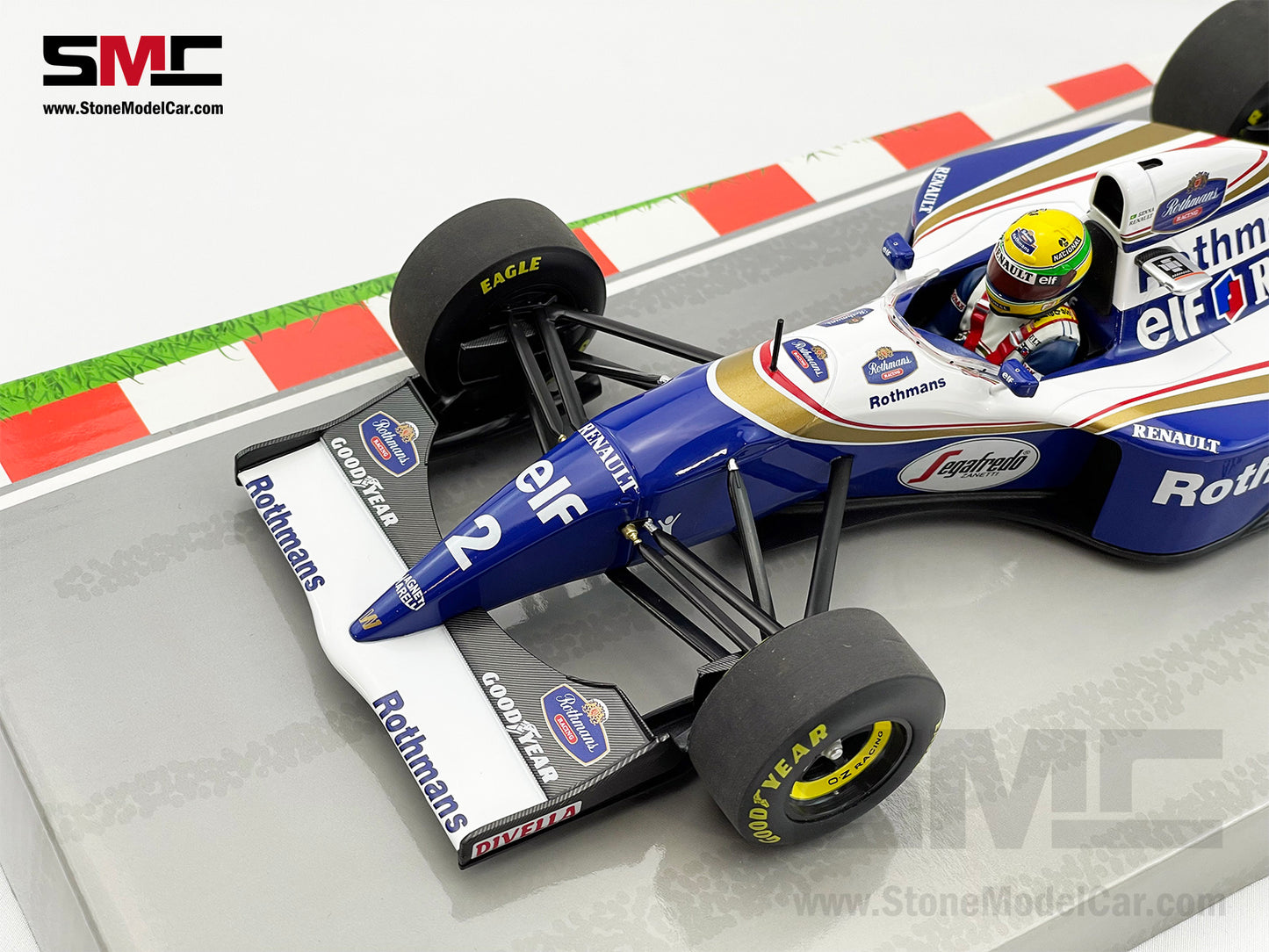 Williams Renault F1 FW16 #2 Ayrton Senna San Marino GP 1994 1:18 MINICHAMPS with Decal