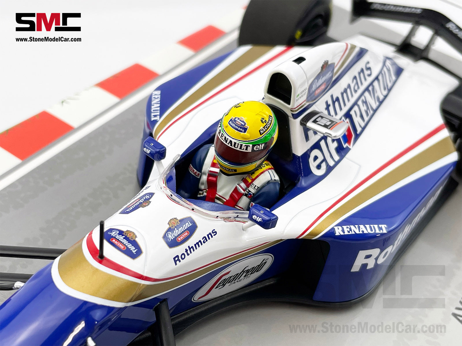 Williams Renault F1 FW16 #2 Ayrton Senna San Marino GP 1994 1:18 MINICHAMPS  with Decal