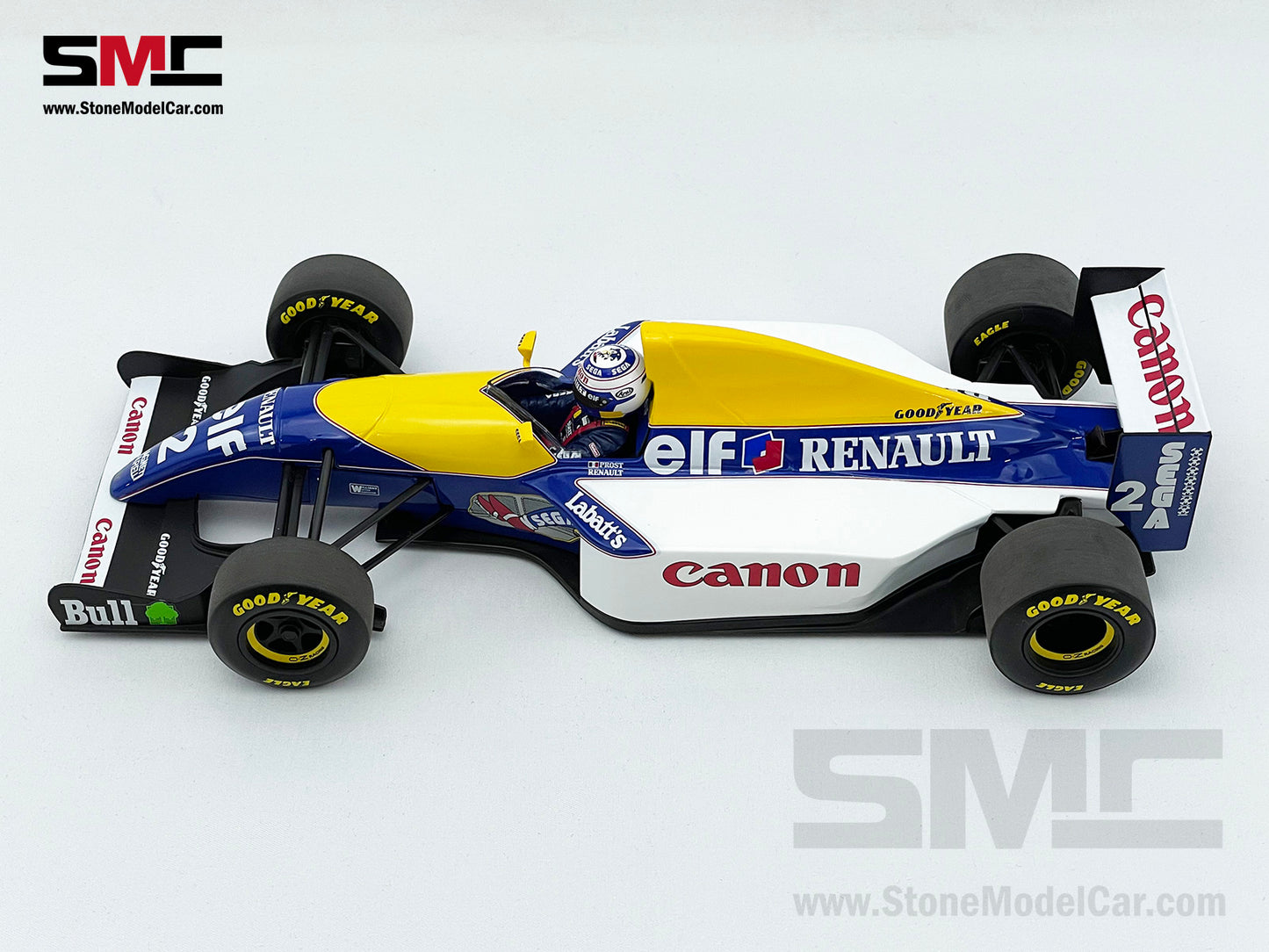 Williams F1 FW15C #2 Alain Prost 1993 World Champion 1:18 MINICHAMPS + CAMEL Decal