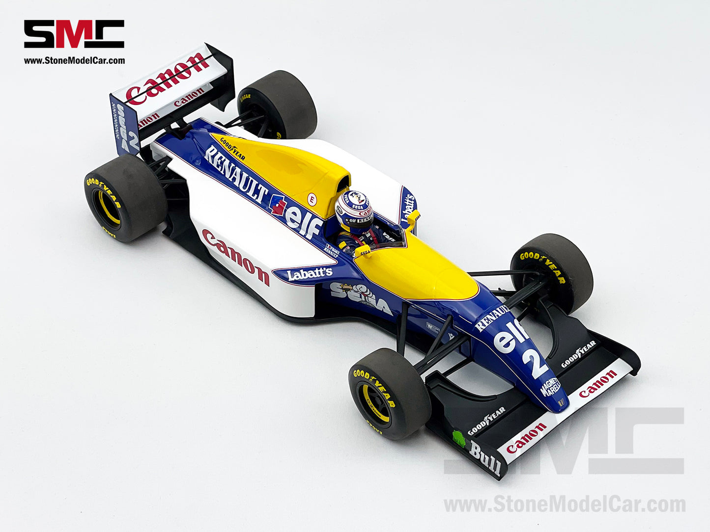 Williams F1 FW15C #2 Alain Prost 1993 World Champion 1:18 MINICHAMPS + CAMEL Decal