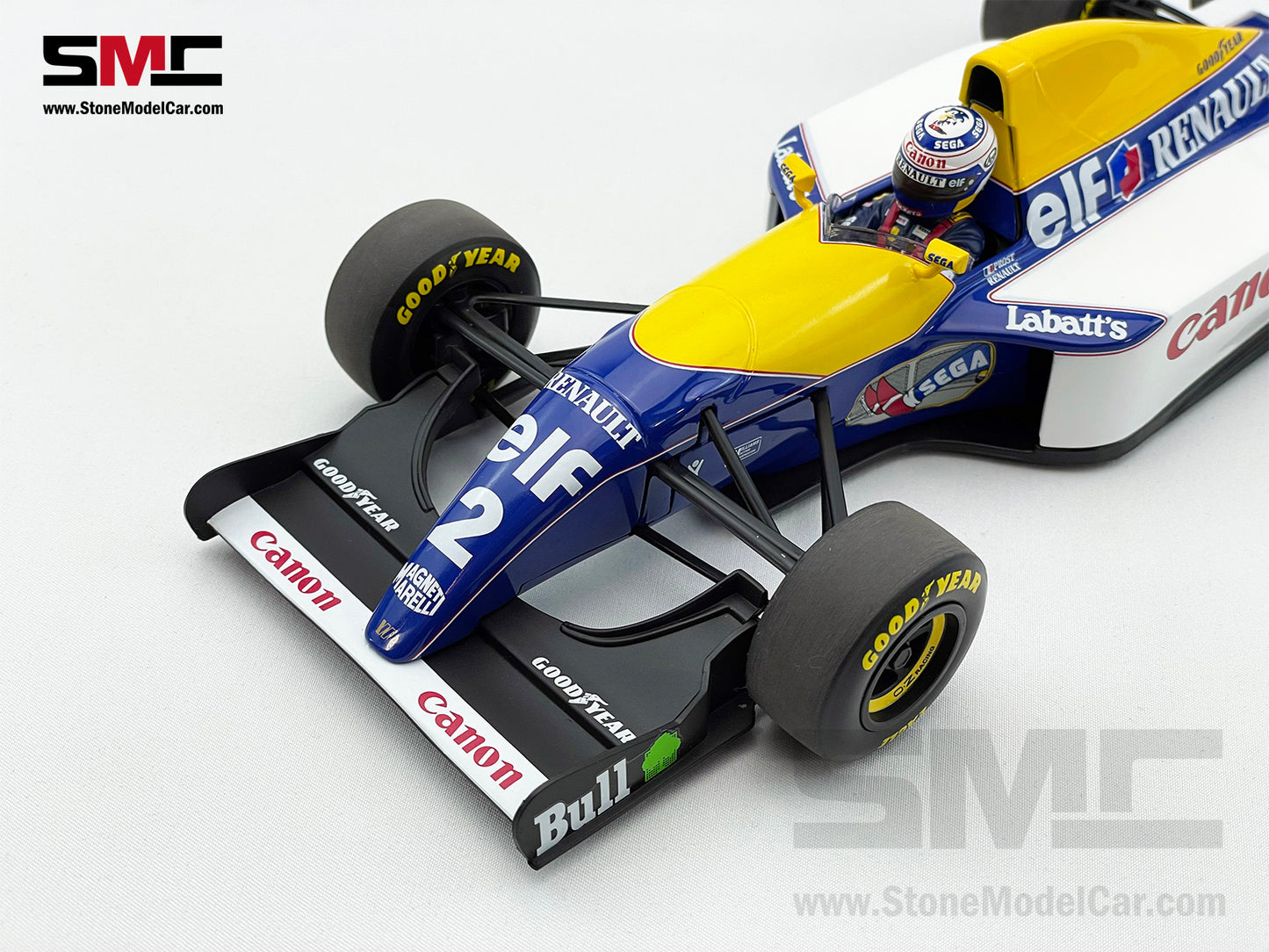 Williams F1 FW15C #2 Alain Prost 1993 World Champion 1:18 MINICHAMPS + CAMEL Decal