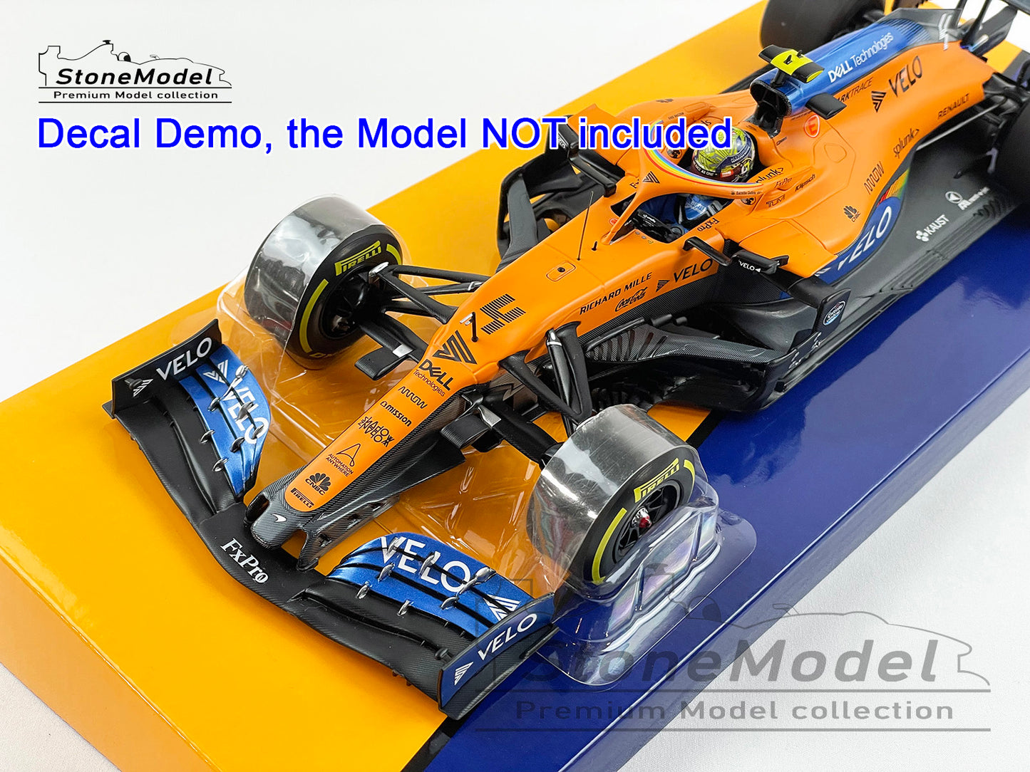 Decal for McLaren F1 MCL35 Lando Norris & Sainz Austrian GP 2020 1:18 MINICHAMPS