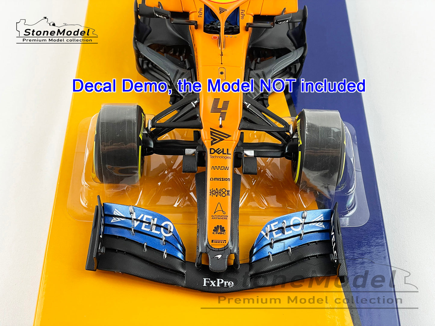 Decal for McLaren F1 MCL35 Lando Norris & Sainz Austrian GP 2020 1:18 MINICHAMPS